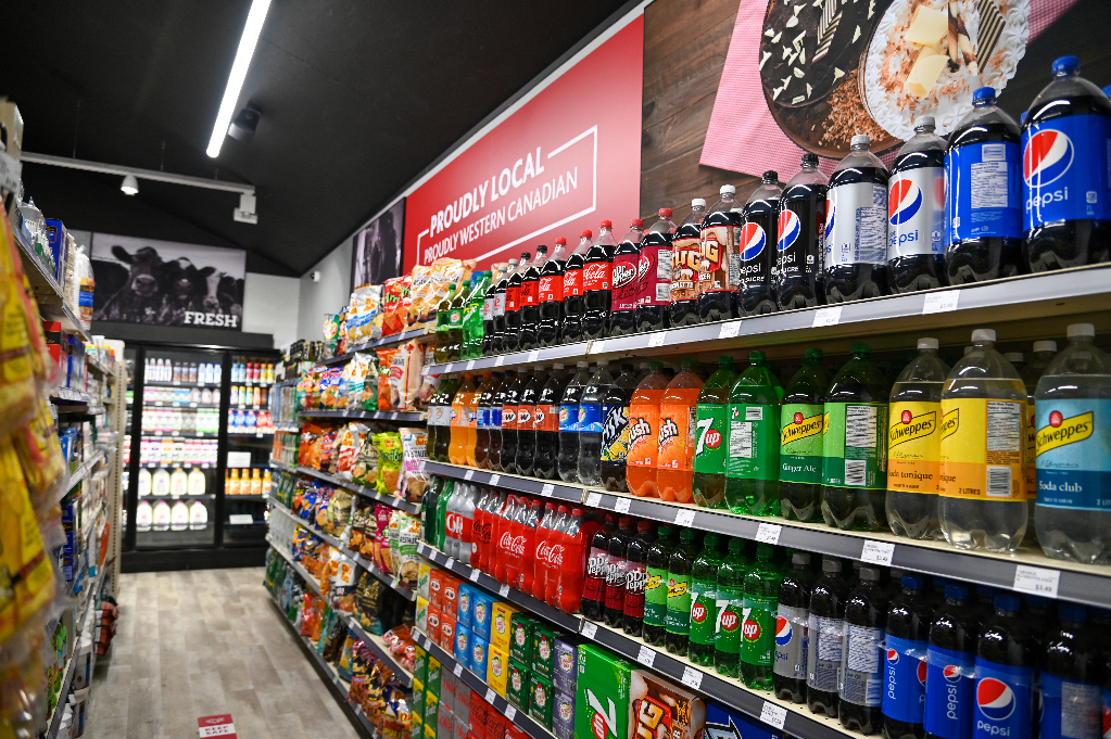 Interior of the Sayward Co-op Food Market