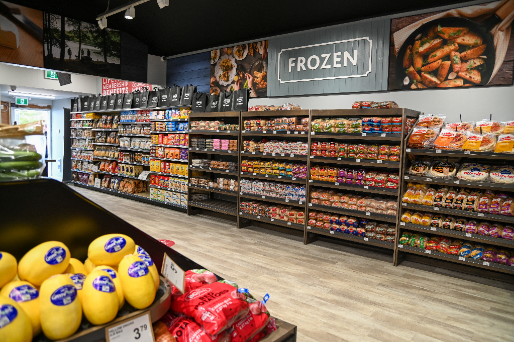 Interior of the Sayward Co-op Food Market