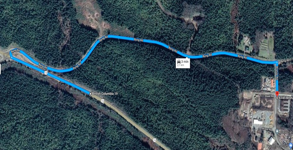 Port Hardy cardlock location
